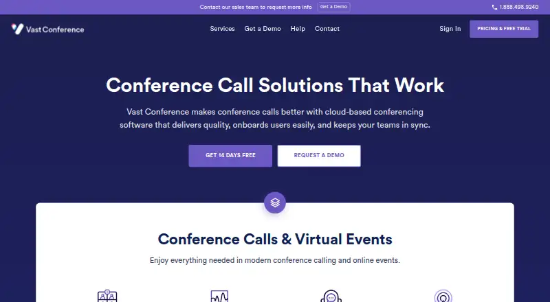The Vast Conference homepage