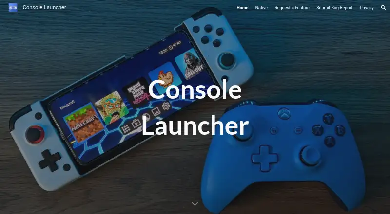 The Console Launcher homepage