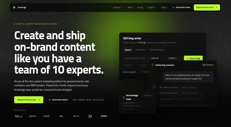 The Contengi homepage