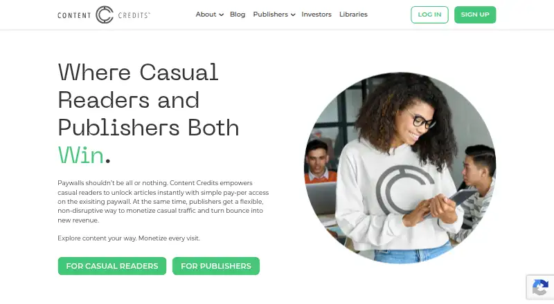 The Content Credits SDK homepage