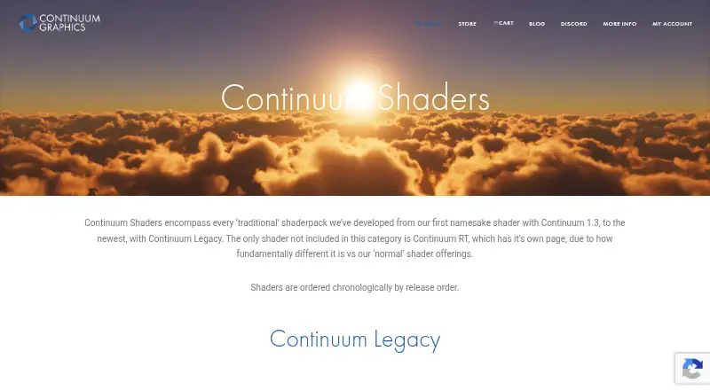 The Continuum Shaders homepage