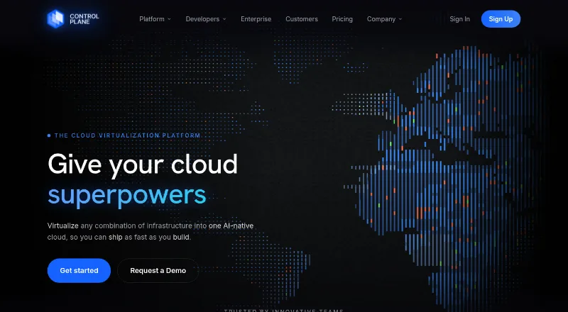 The Control Plane homepage