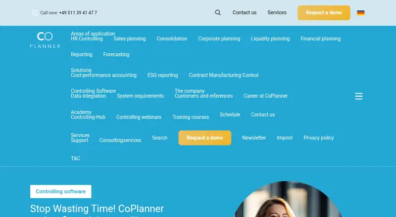 The CoPlanner homepage