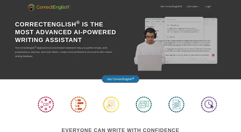 The CorrectEnglish homepage