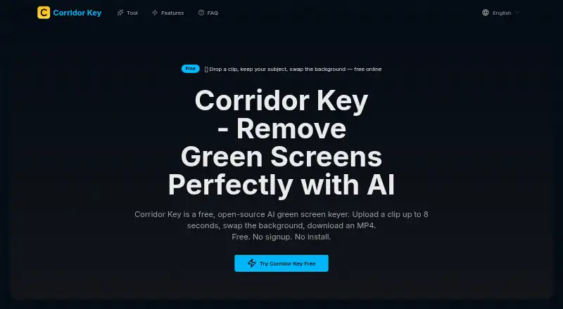 The Corridor Key homepage