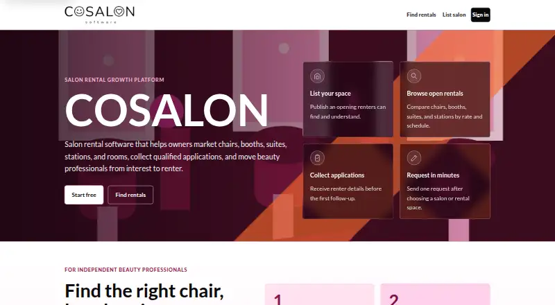 The COSALON homepage