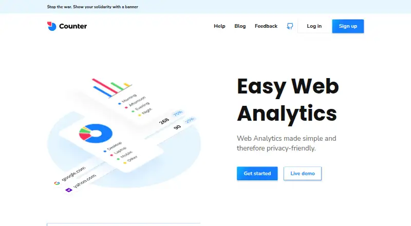 The Counter homepage