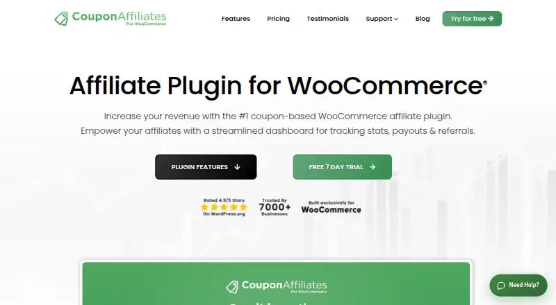 The Coupon Affiliates homepage