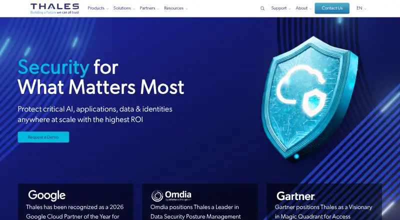 The CipherTrust Data Security Posture Management homepage
