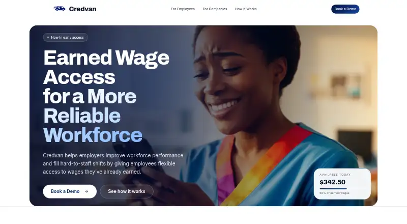 The Credvan homepage