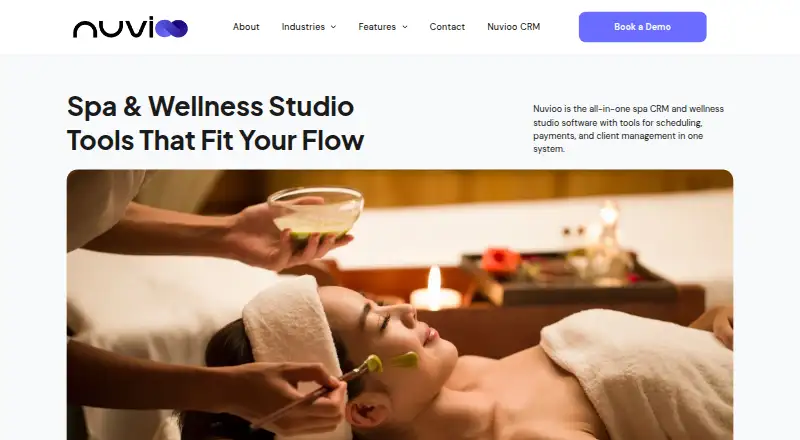 The Nuvioo homepage