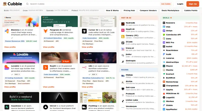 The Cubbie homepage