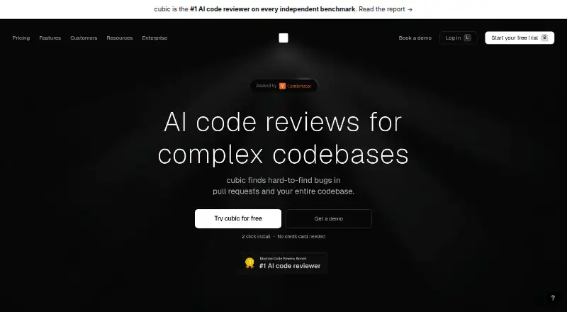 The Cubic homepage