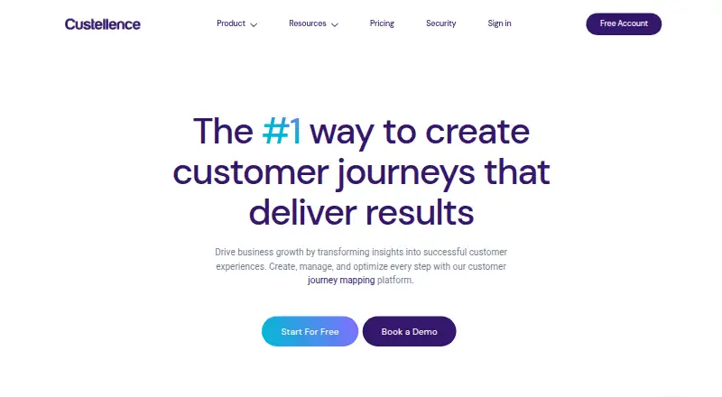 The Custellence homepage