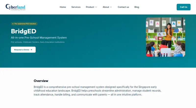 The BridgED homepage