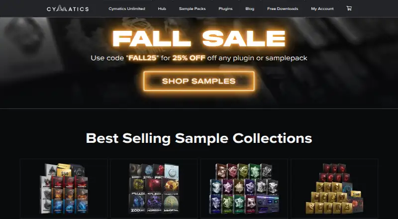 The Cymatics homepage