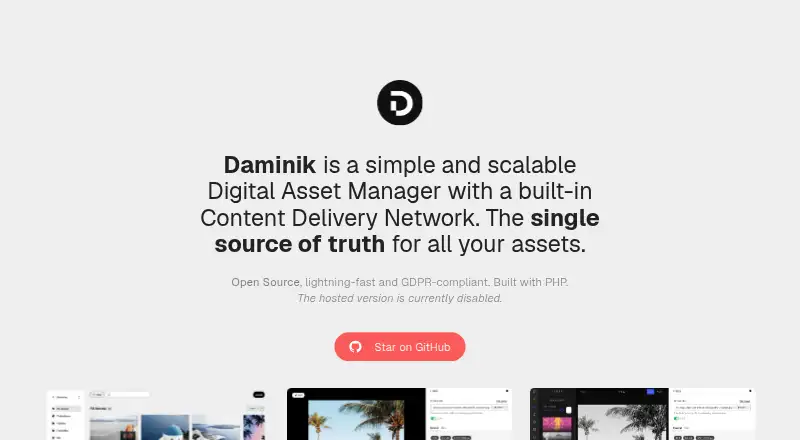 The Daminik homepage