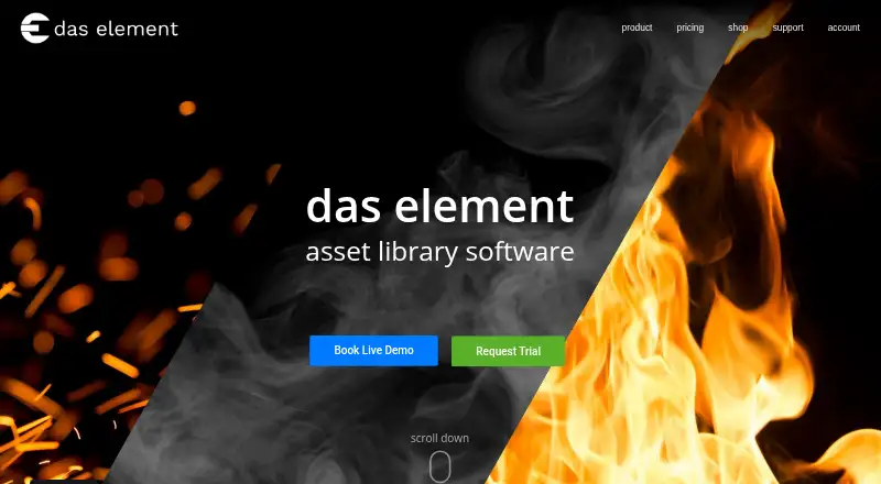 The Das Element homepage