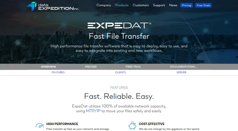 The ExpeDat homepage