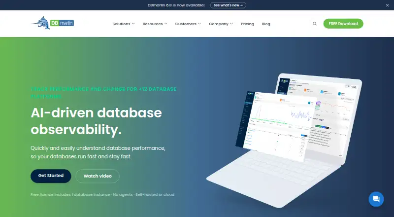 The DBmarlin homepage