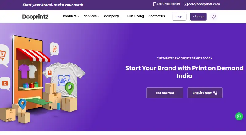 The Deeprintz homepage