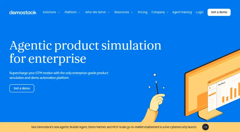 The Demostack homepage