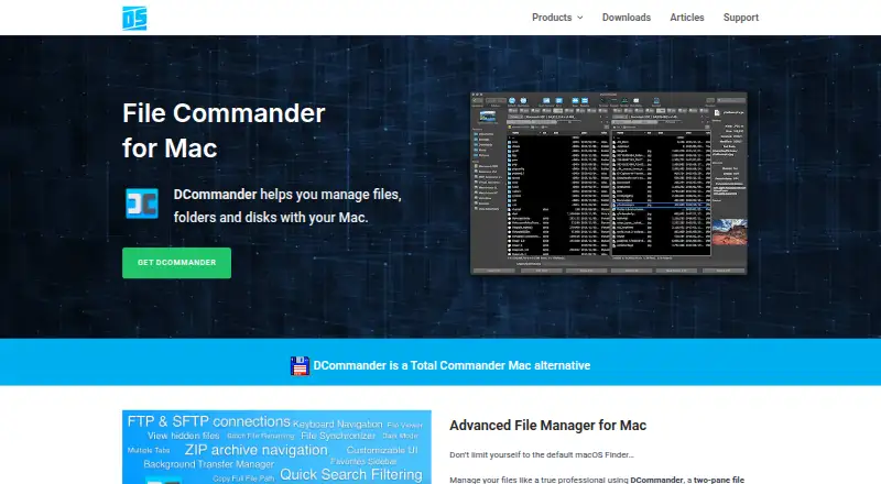 The DCommander homepage