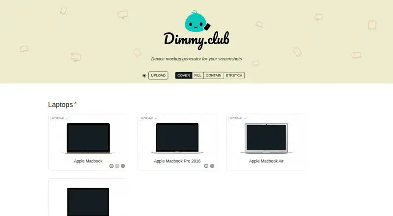 The Dimmy.club homepage