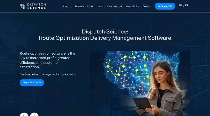 The Dispatch Science homepage