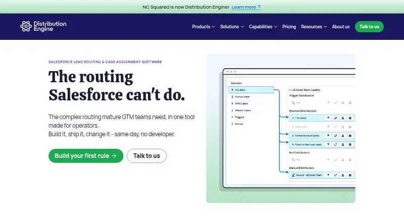 The Distribution Engine homepage