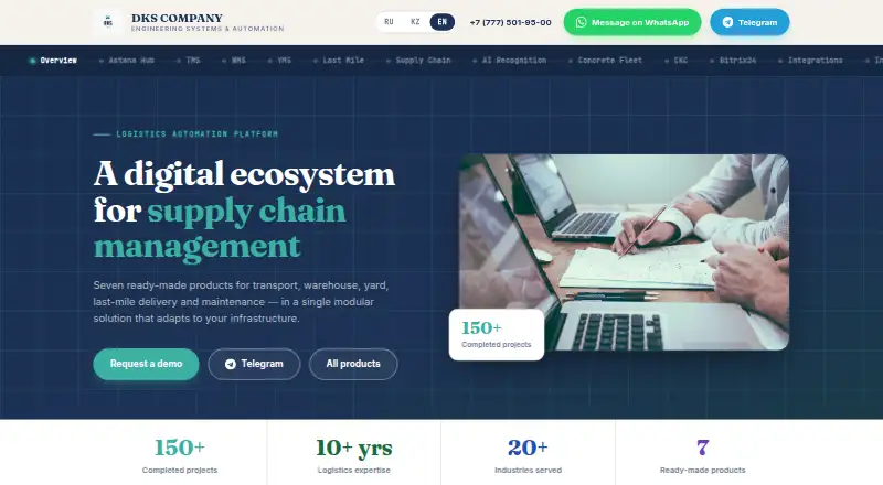 The DKS YMS homepage
