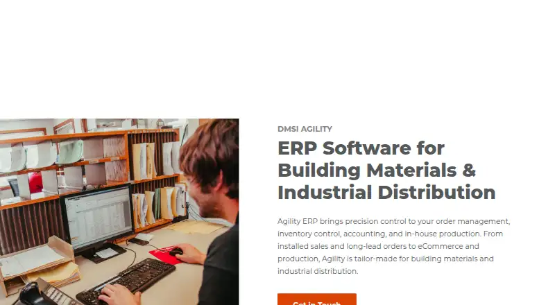 The DMSi Agility homepage