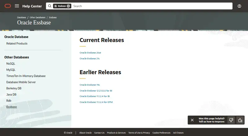 The Oracle Machine Learning Notebooks homepage
