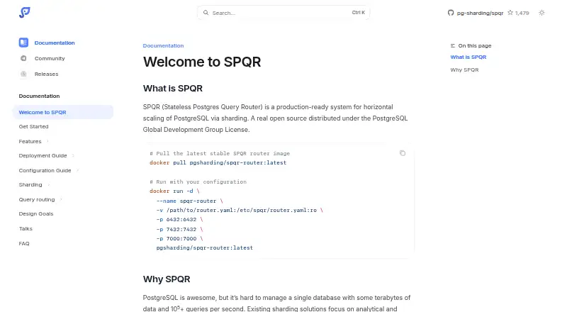 The SPQR homepage