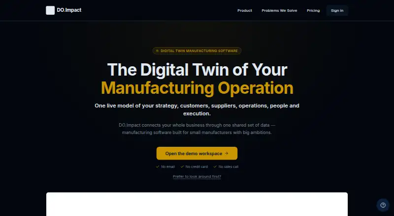 The DO.Impact Core homepage