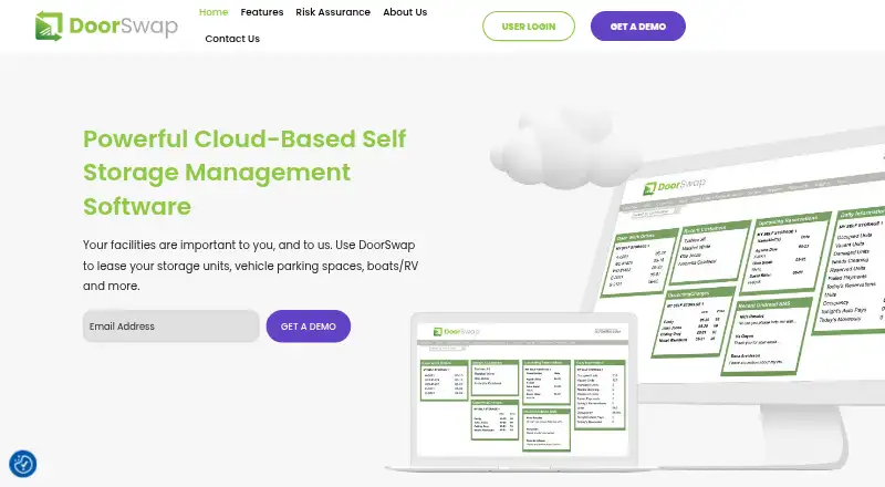 The DoorSwap homepage