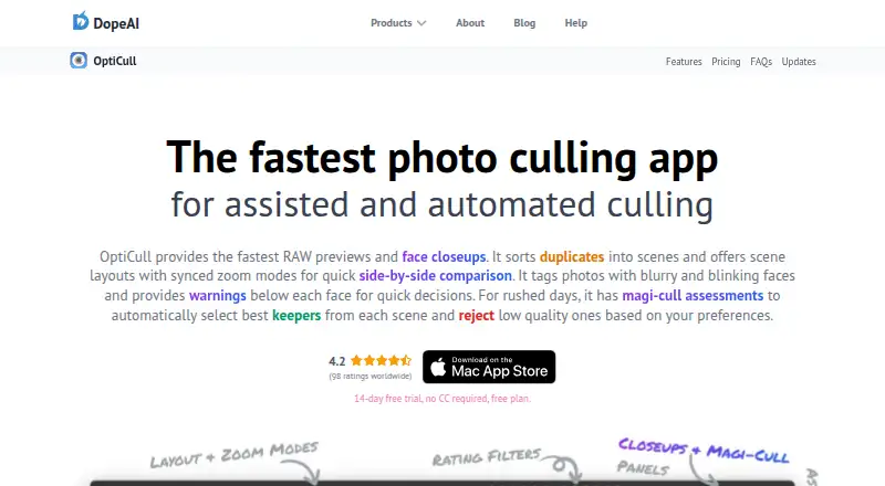 The OptiCull homepage