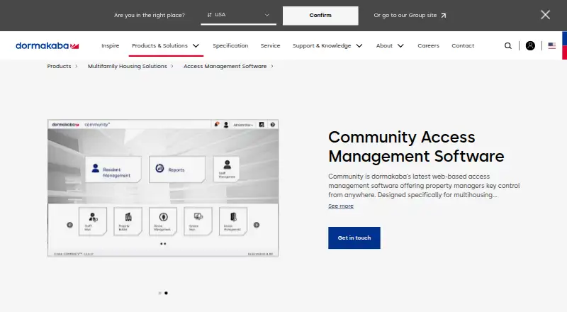 The dormakaba Community homepage