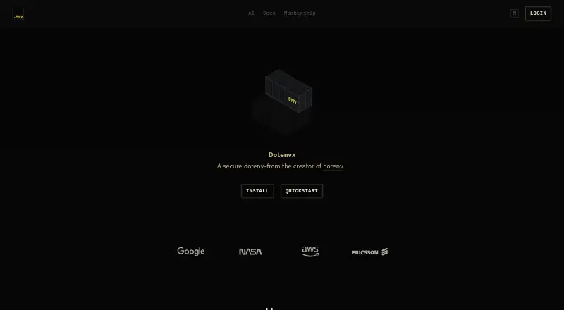 The dotenvx homepage