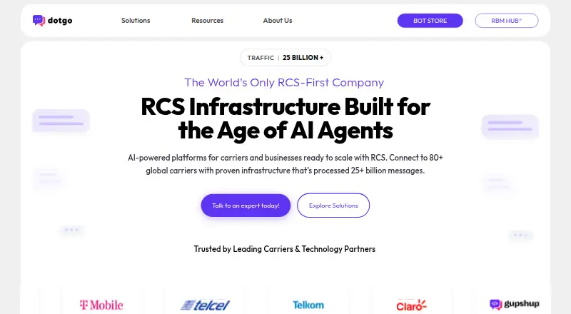 The Dotgo RCS homepage