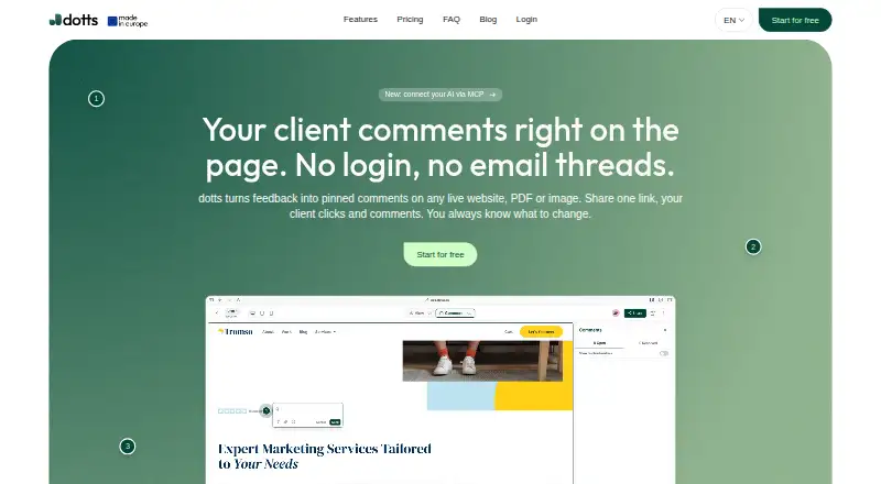 The dotts homepage