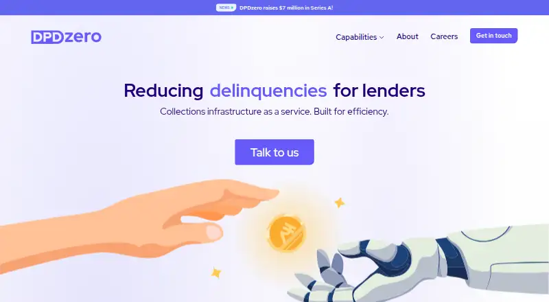 The DPDzero homepage