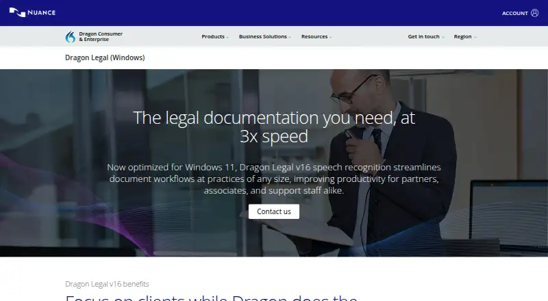 The Dragon Legal homepage