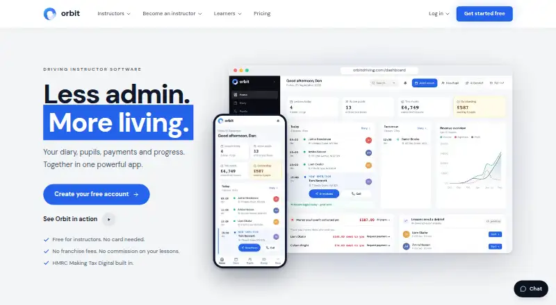 The DrivePro homepage