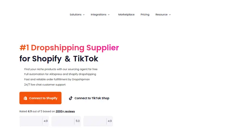 The Dropshipman homepage