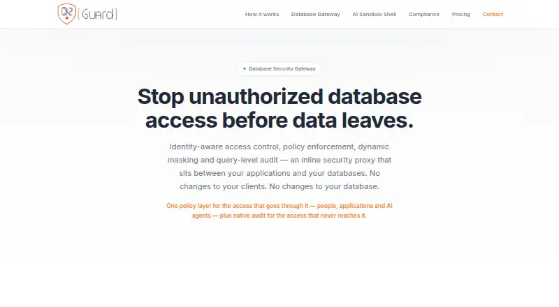 The DSGuard homepage