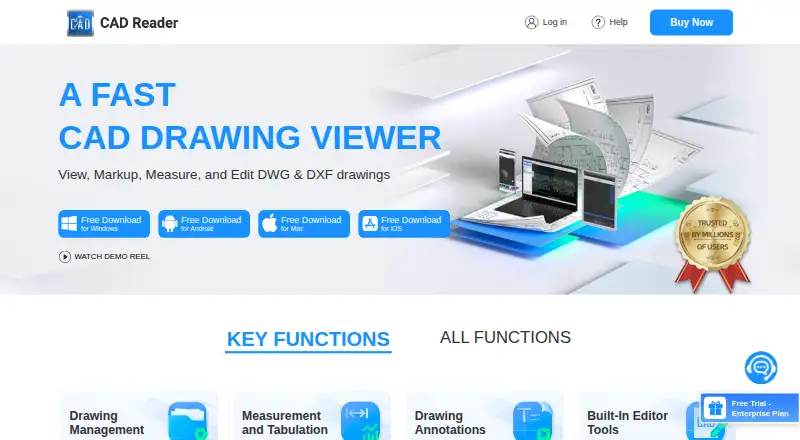 The CAD Reader homepage