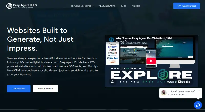 The Easy Agent PRO homepage