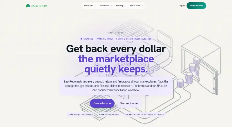 The EasyReco homepage