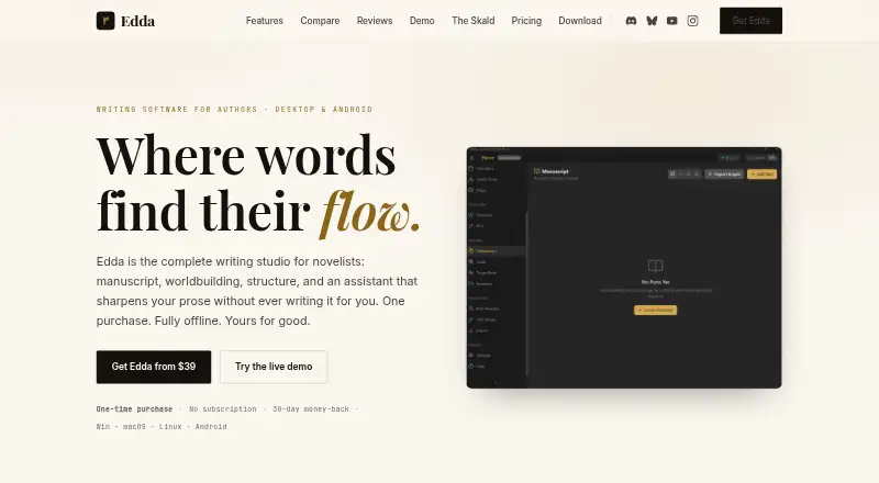 The Edda homepage